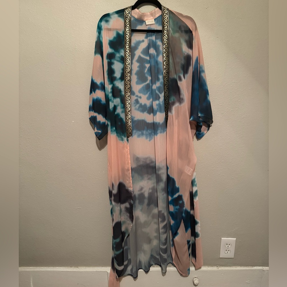 Suki So Goddess Tie Dye Kimono / Swim Coverup